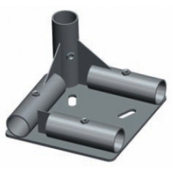 Supporto sinistro per ruote