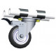 Ruota piroettante con freno ø100
