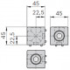Giunto cubico 45/2 N10