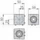 Giunto cubico 50/2 N10