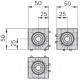 Giunto cubico 50/3 N10