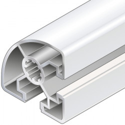 Profilo in alluminio 45x45L R
