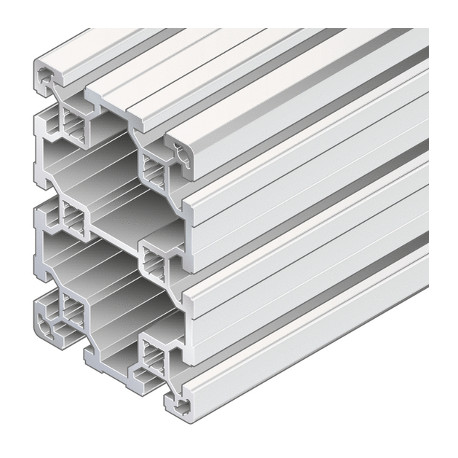 Profilo in alluminio 80x120L