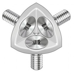 Squadretta angolare 30/30 N8 flangiata