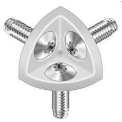 Squadretta angolare 40/40 N10 flangiata