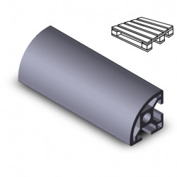 Profilo in alluminio 30x30 R (Cassa 20 barre)