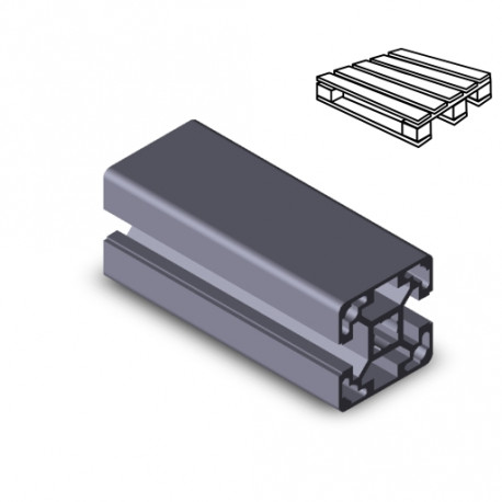 Profilo in alluminio 40x40L 2N (Cassa 20 barre)