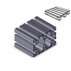 Profilo in alluminio 80x120L (Cassa 4 barre)