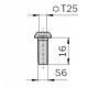 Vite autoformante S6x16-T25