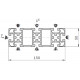Profilo in alluminio 50x150L (Cassa 4 barre)