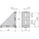 Squadretta angolare 45x90 N10