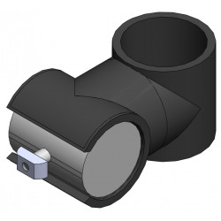 Giunto combinato a croce per profili