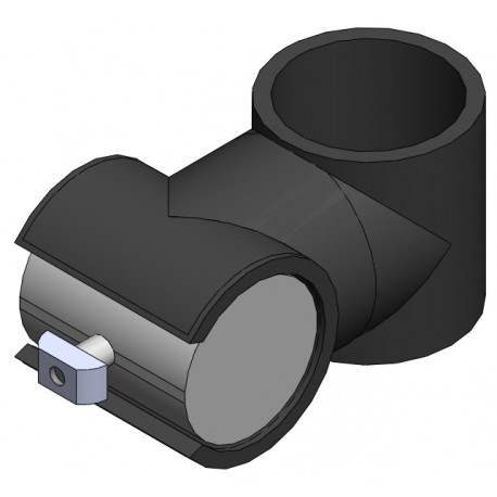 Giunto combinato a croce per profili