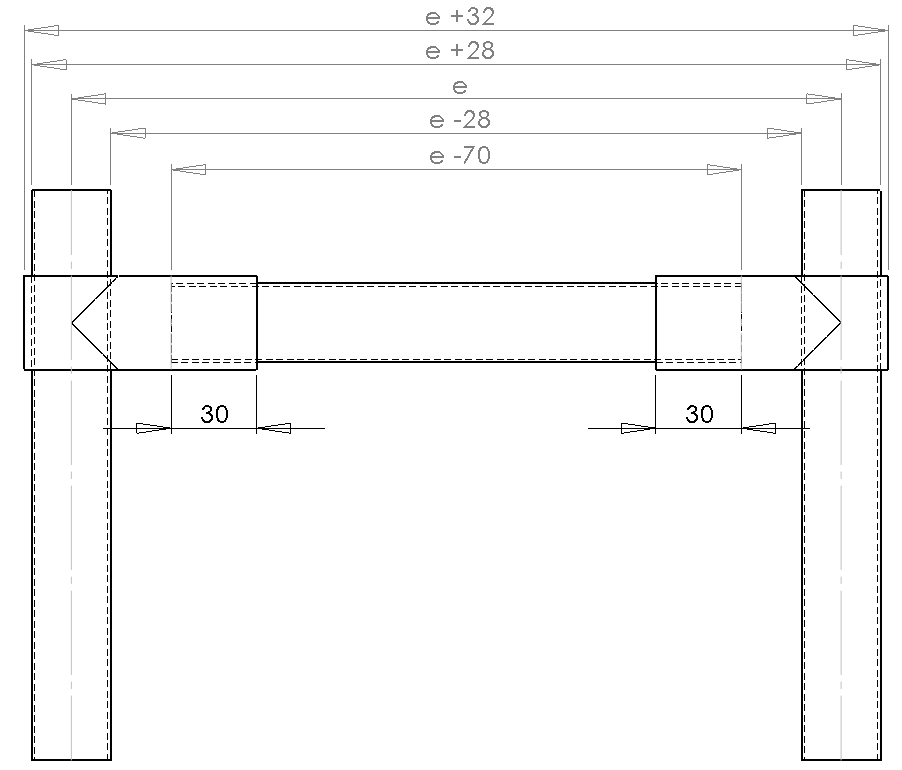 Principali interassi per il taglio dei tubi